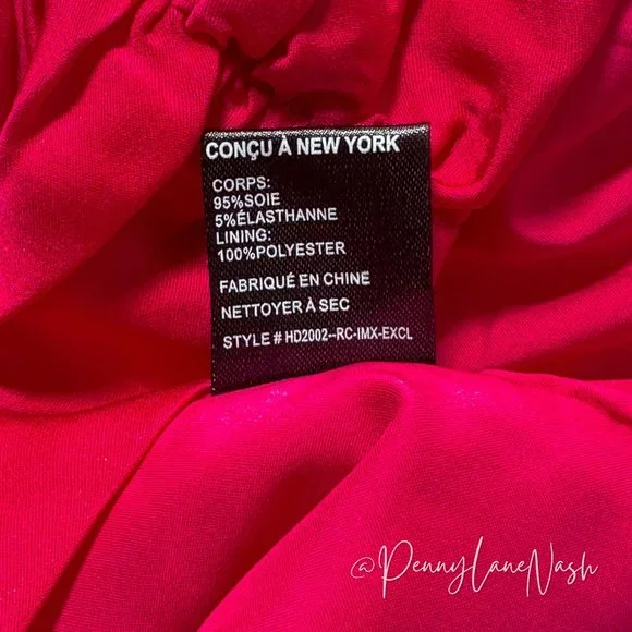 NWT Intermix Jayda Ruched Crepe de Chine Mini Dress